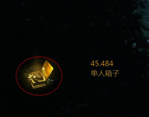 承荒木树枝上金箱子位置图