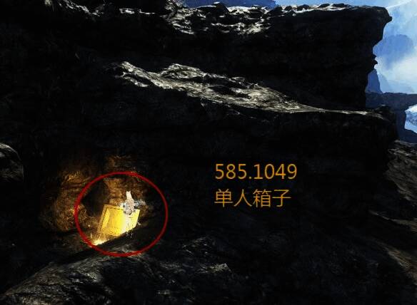 烛阴山营地外边角落金箱子位置图