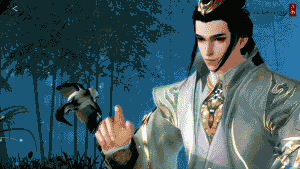 步临风抚云雀动画