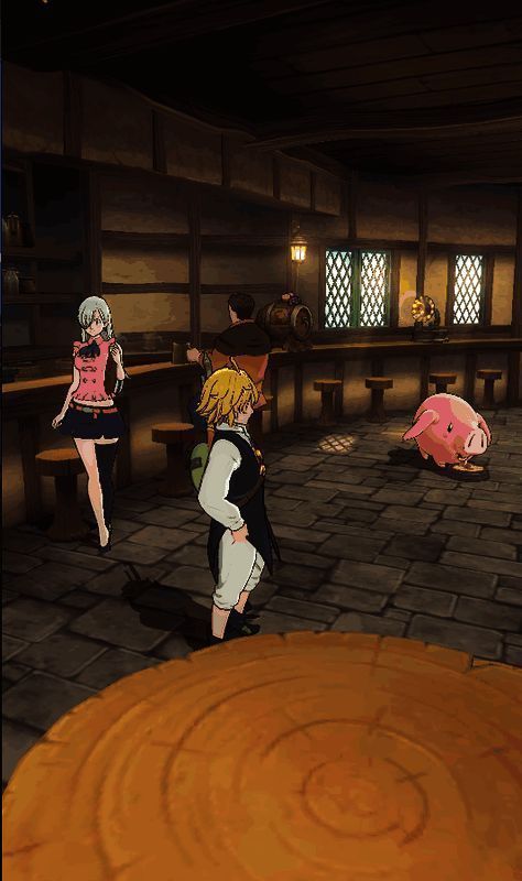 《七人传奇:光与暗之交战》猪帽子亭热闹场景画面