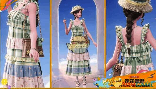 《无限暖暖》浮花漫野时装展示图