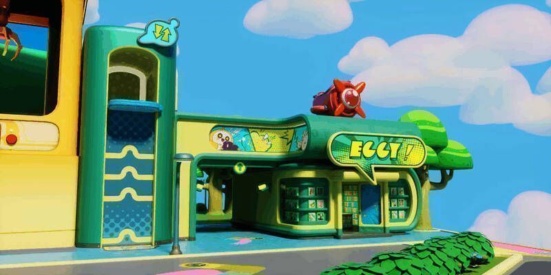 《蛋仔派对》漫画书店外观