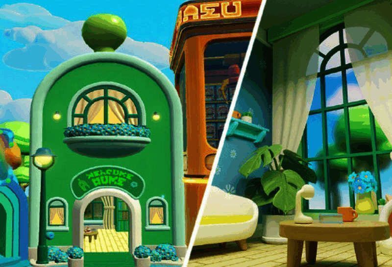 《蛋仔派对》庄园内部景象