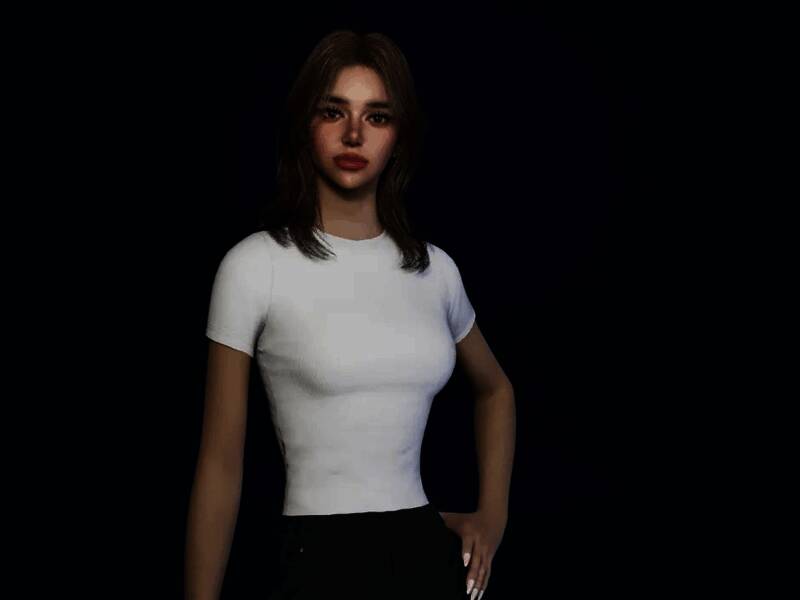 inZOI欧美经典美女捏脸参考图1