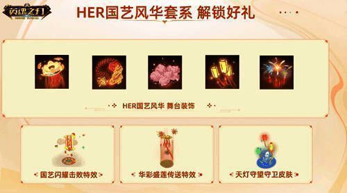 《英魂之刃》HER国艺风华系列皮肤配套装饰图