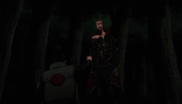 鹿丸使用影子聚集术图