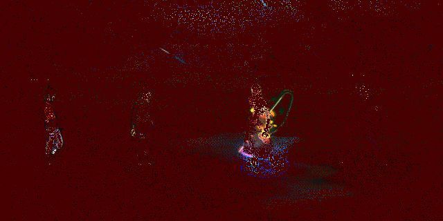 游戏中鹿丸使用影子聚集术动图