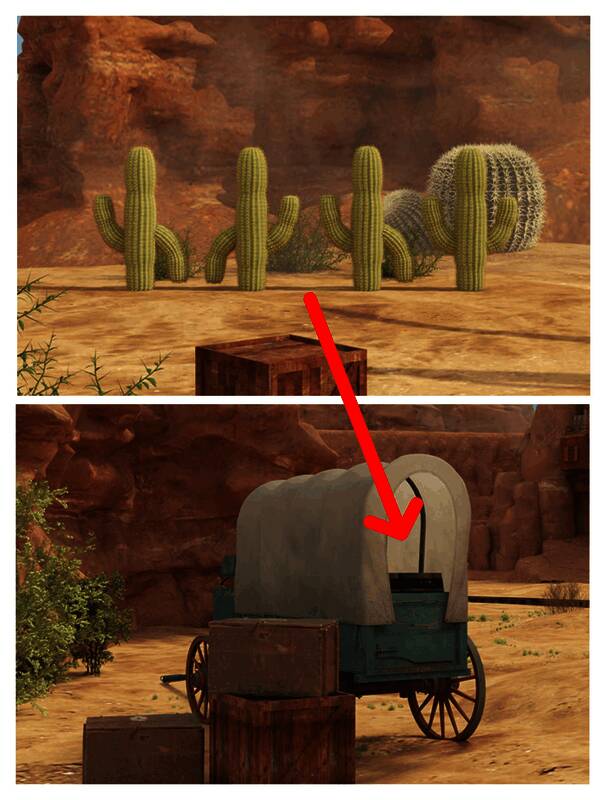 第二个场景仙人掌及马车上右侧箱子图