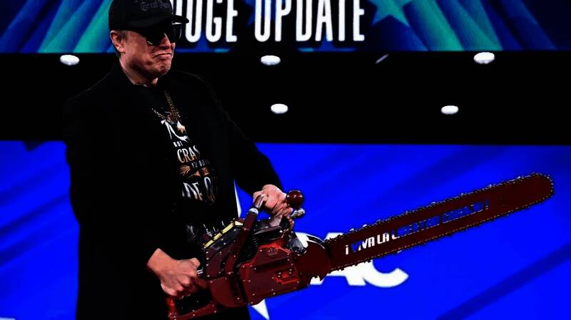 马斯克在白宫相关场景照片