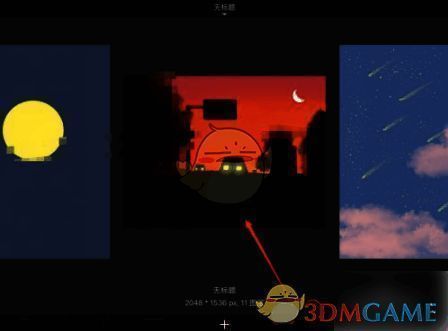 保存草图后跳转至作品界面显示新保存作品的界面图