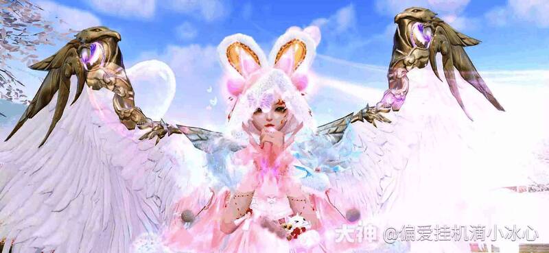 身着暖絮浮岚搭配其他配饰的少女另一角度美照