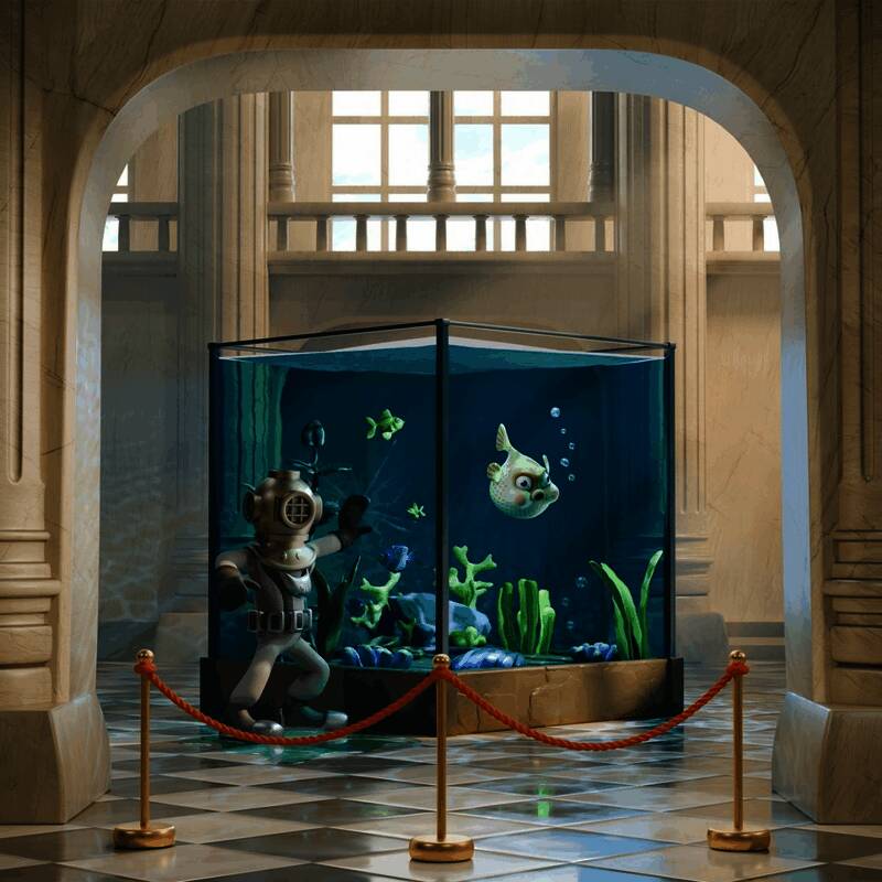 《双点博物馆》海洋生物主题展品