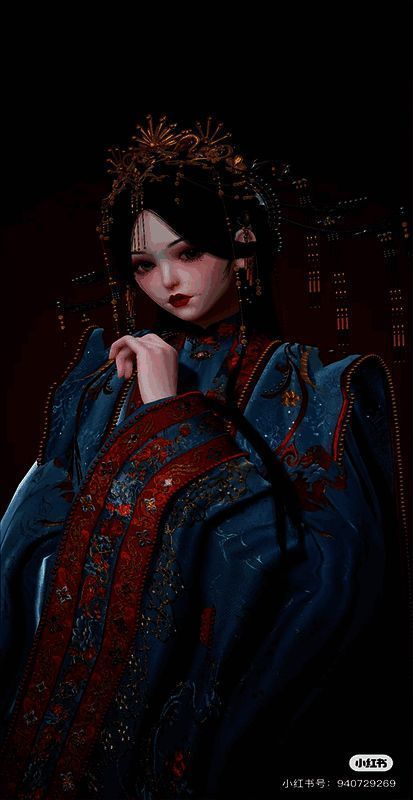 鸾俦夙缘套装低饱和度染色效果图