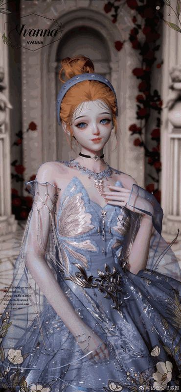 枯蝶泪大裙子千幻色域染色效果图