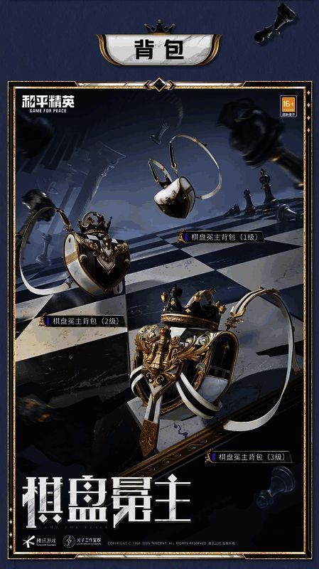 和平精英棋盘冕主套装细节图6