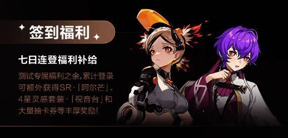 七日连登活动奖励宣传图