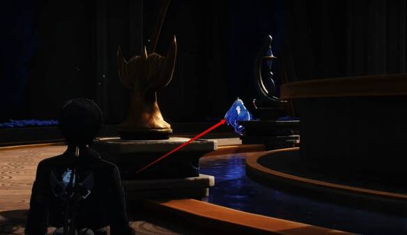 跟随NPC行走的画面示意