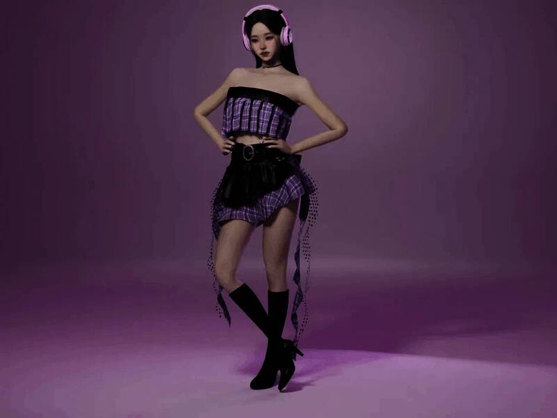 《inZOI》美女主播捏脸相关图片2