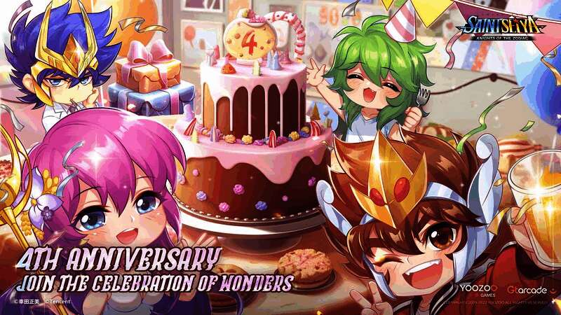 《圣斗士星矢觉醒:十二宫骑士》四周年庆图片