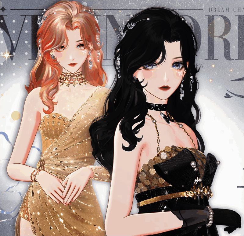 “千·灯下宴火”发型搭配不同服装图片