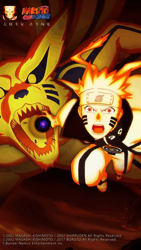 漩涡鸣人「九喇嘛连结」另一角度壁纸