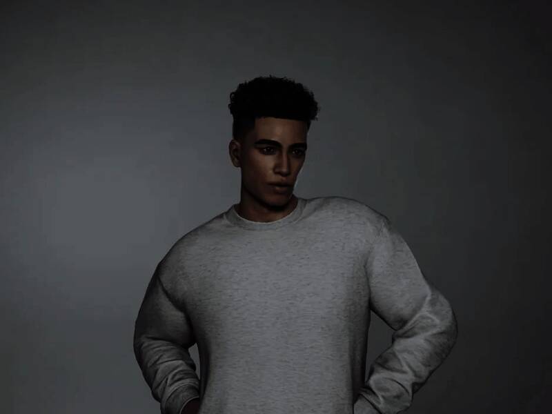 《inZOI》黑人帅哥捏脸相关图片2