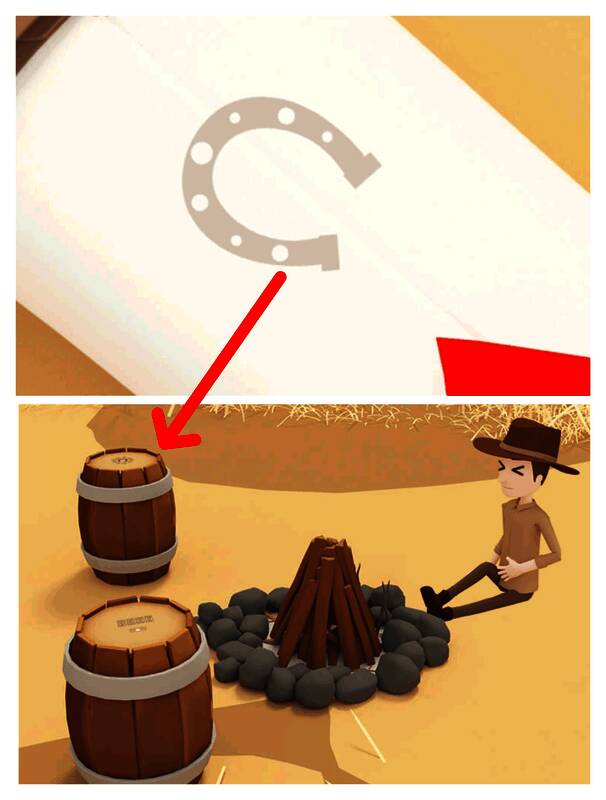 打开桶获得铁镐图