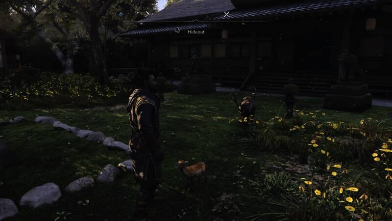 《刺客信条：影》不同风格藏身处画面