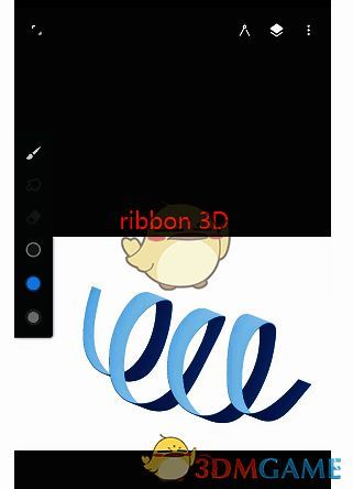 painter马克笔在哪?painter立体3D笔刷在哪? Painter笔刷库中ribbon 3D笔刷缩略图