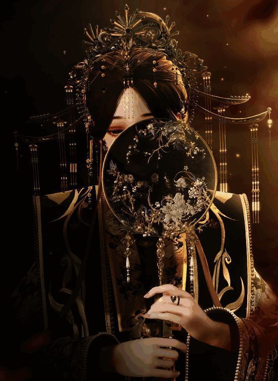 图片 14.png 婚服染色后变身女皇造型图片