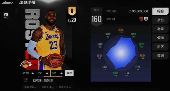 勒布朗·詹姆斯游戏形象图片