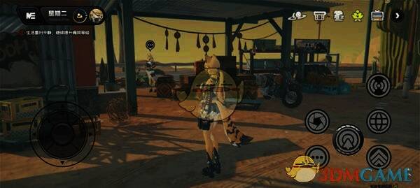 野火镇下层场景画面