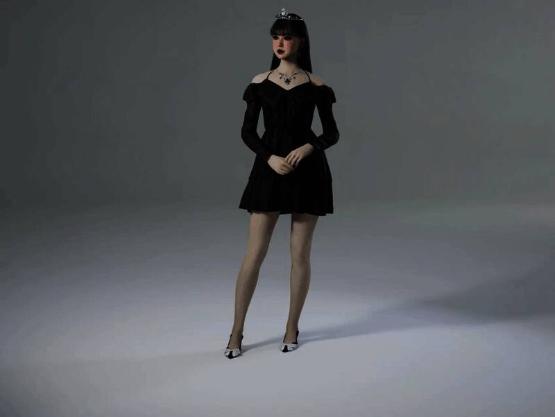 inZOI冷艳美女捏脸示例图3