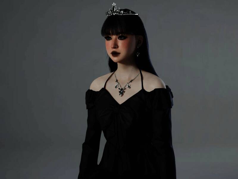 inZOI冷艳美女捏脸示例图4