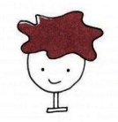 painter画棕色爆炸头示例图