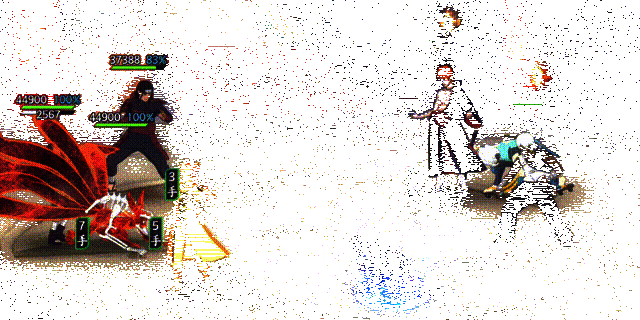 阵容二竞技场实战动图