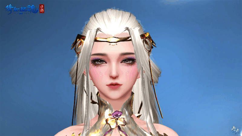 金沙镜月神少女图