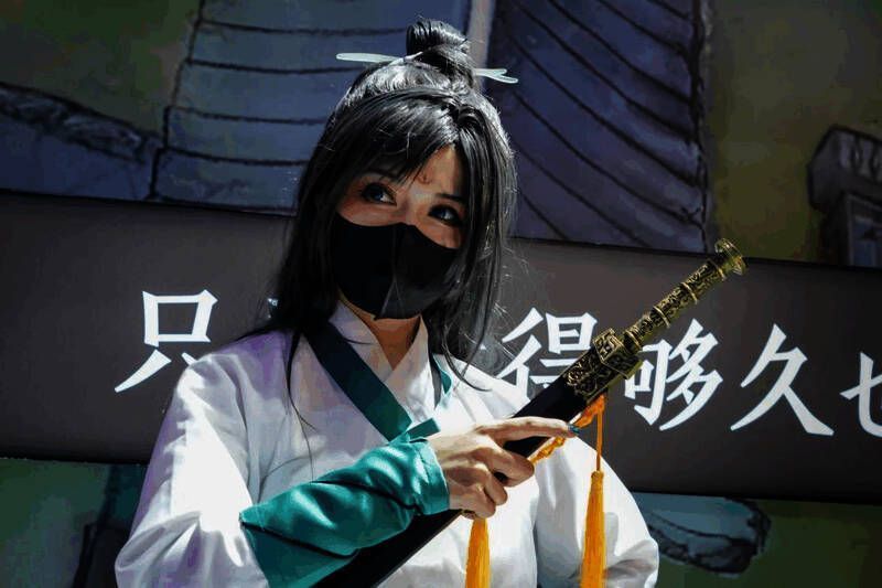 盛天网络2023 ChinaJoy现场Coser与观众互动