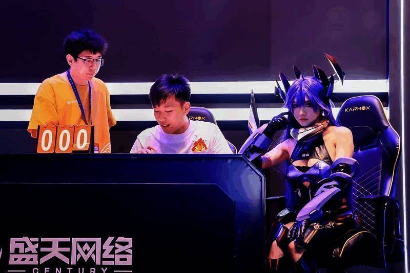 盛天网络2023 ChinaJoy现场游戏体验画面