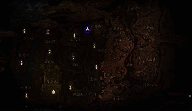 朔风漠地图整体展示图