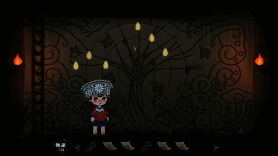 《苗歌》游戏中玩家用食物引诱鸟儿的画面