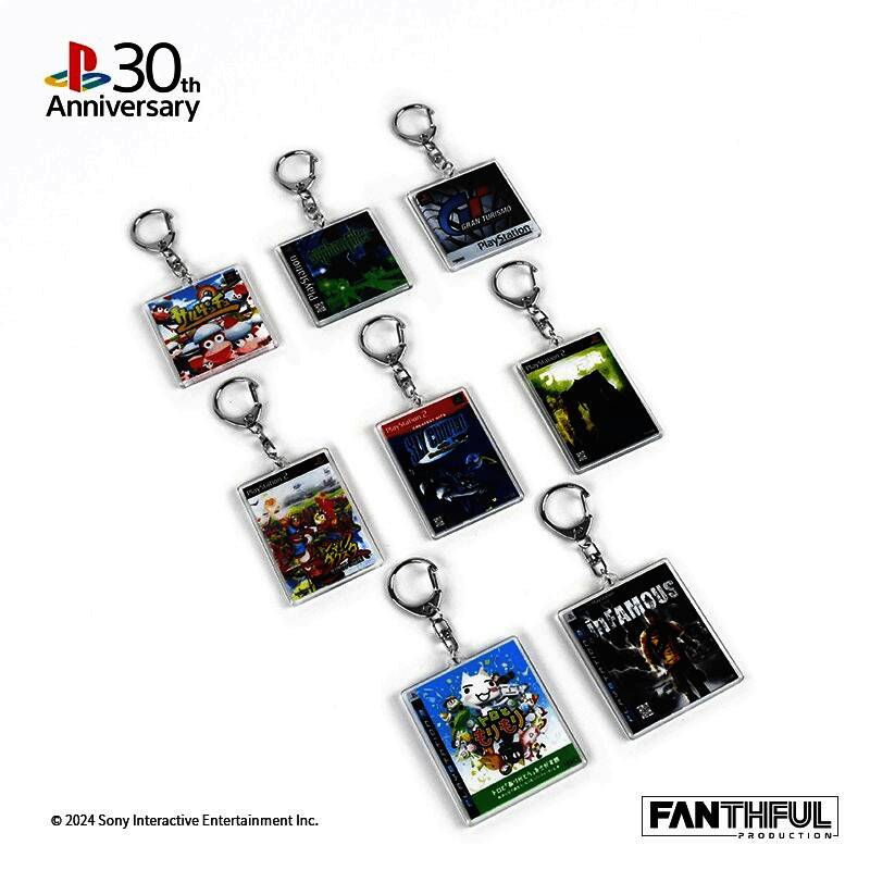 PlayStation 30周年游戏封面挂件展示图1