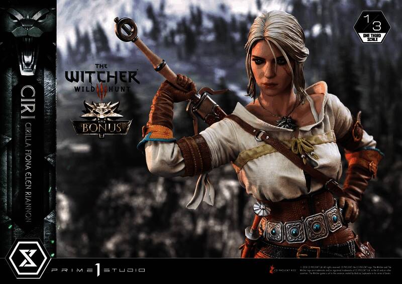 《巫师3》希里高品质雕像细节展示1