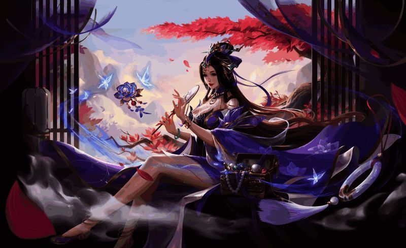 夏侯徽限定动态七夕棋局皮肤画面