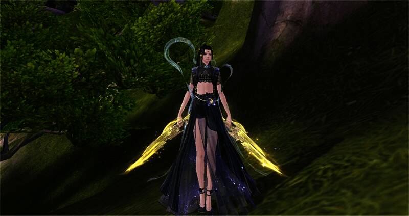 魍魉派少侠手持新拓本武器形象图