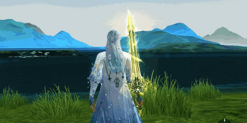 太虚派少侠背负新拓本武器另一角度形象图