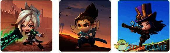 小小锐雯、小小亚索、小小凯特琳