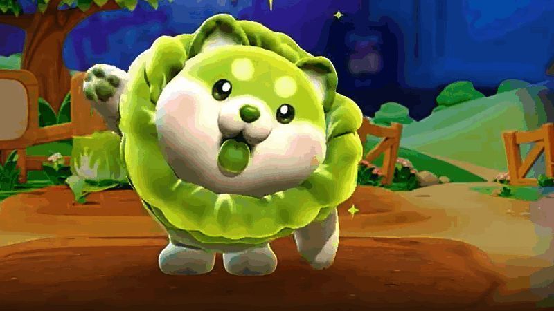 可爱的蔬菜小狗蛋仔外观