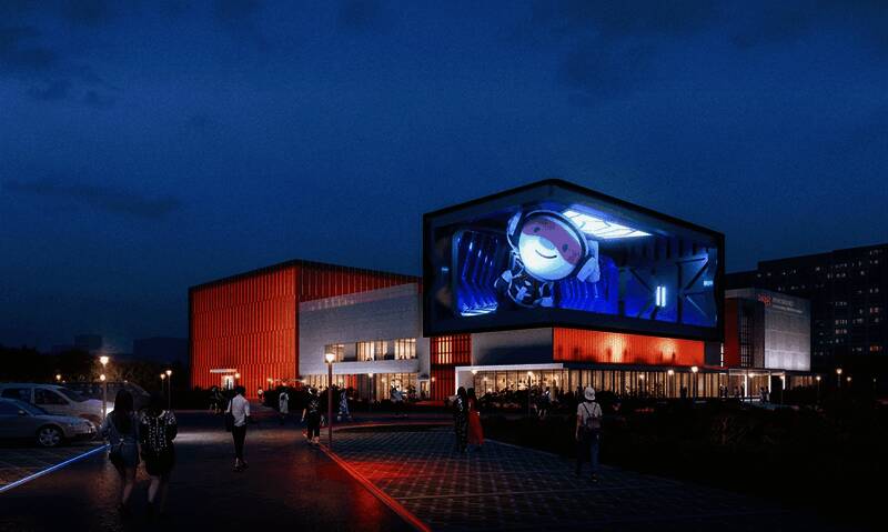 北京JDG英特尔电子竞技中心外观图片