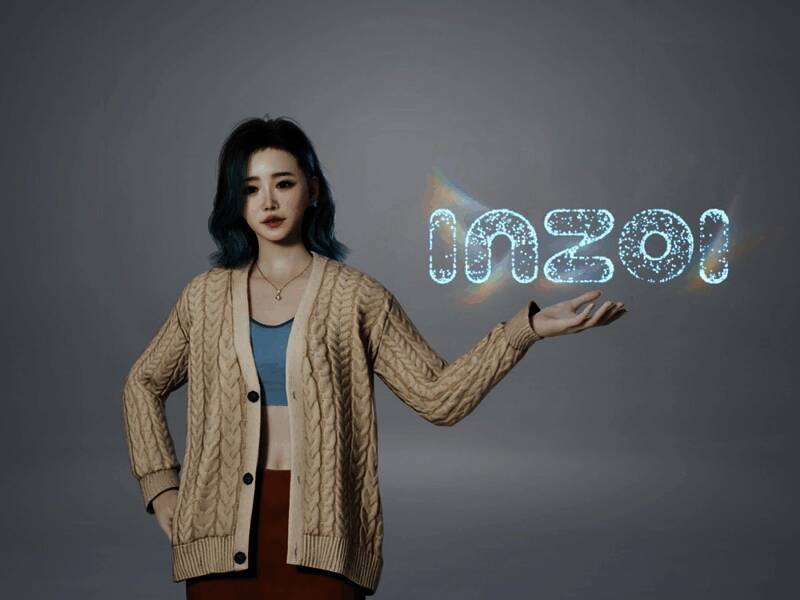 inZOI东方甜妹捏脸图片2